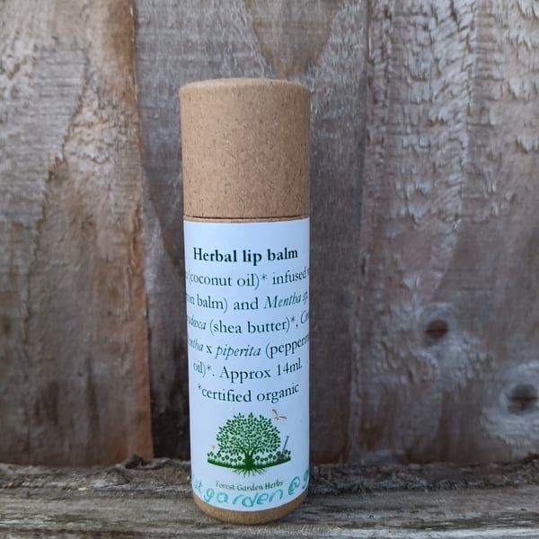 Lemon balm lip balm