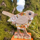 Bone china Mosaic Bird ornament