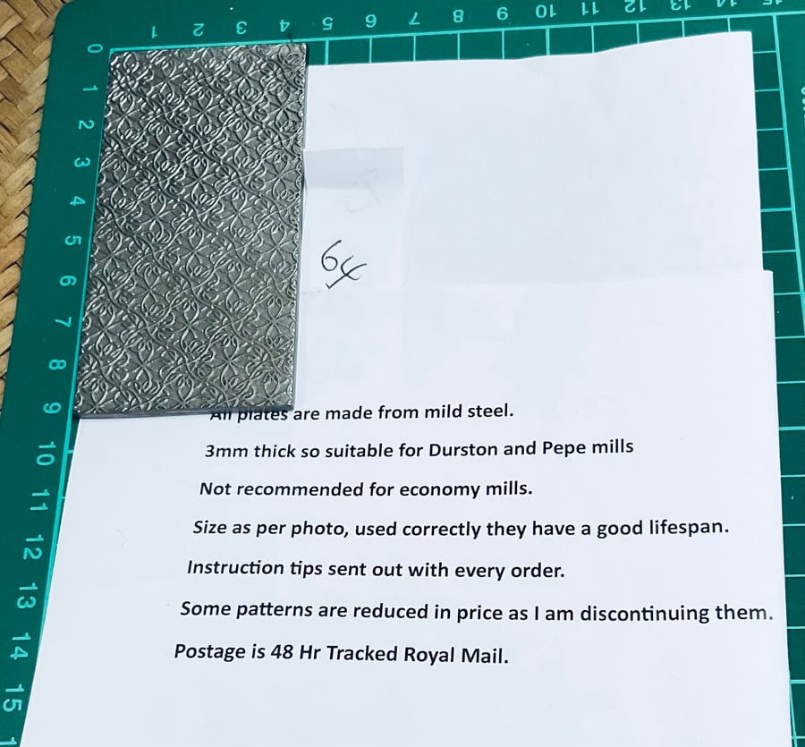 Rolling Mill Texture Plates 