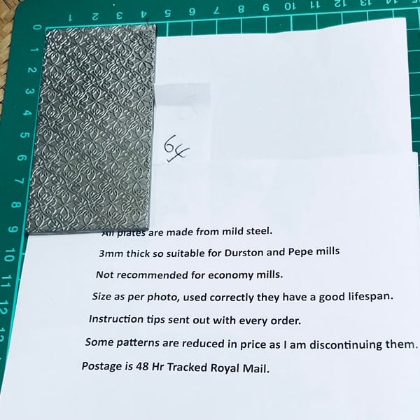 Rolling Mill Texture Plates 