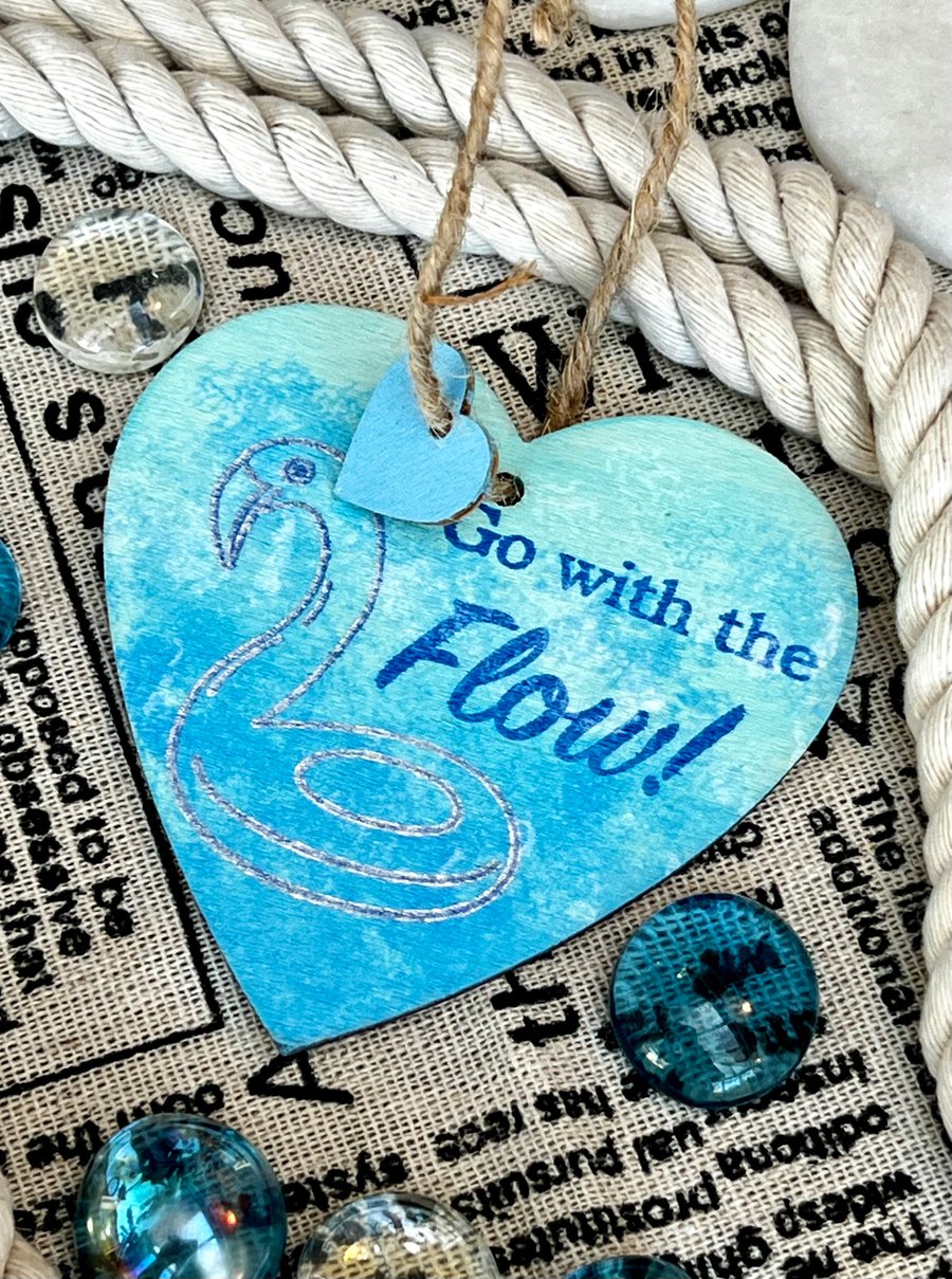 Wooden Hanging Decoration, swimming pool, seaside themed 