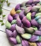 Fibre blend Romney, Shetland, bamboo 100g twilight - Image 2