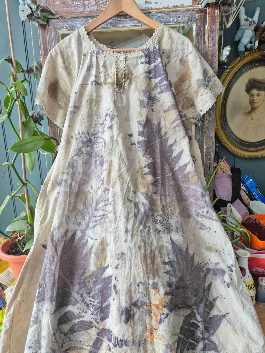 Naturally dyed chemise 