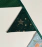 Christmas bunting with birds - reversible - Image 2