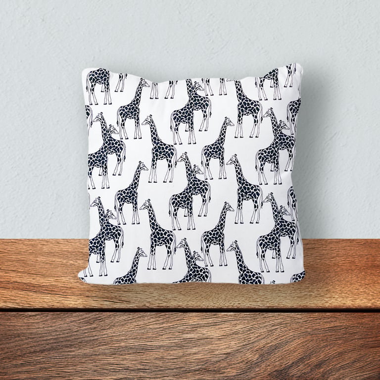 Children's Cushion, Nursery Mini Cushion, Handmade Cushion-Giraffe Design-SMC81