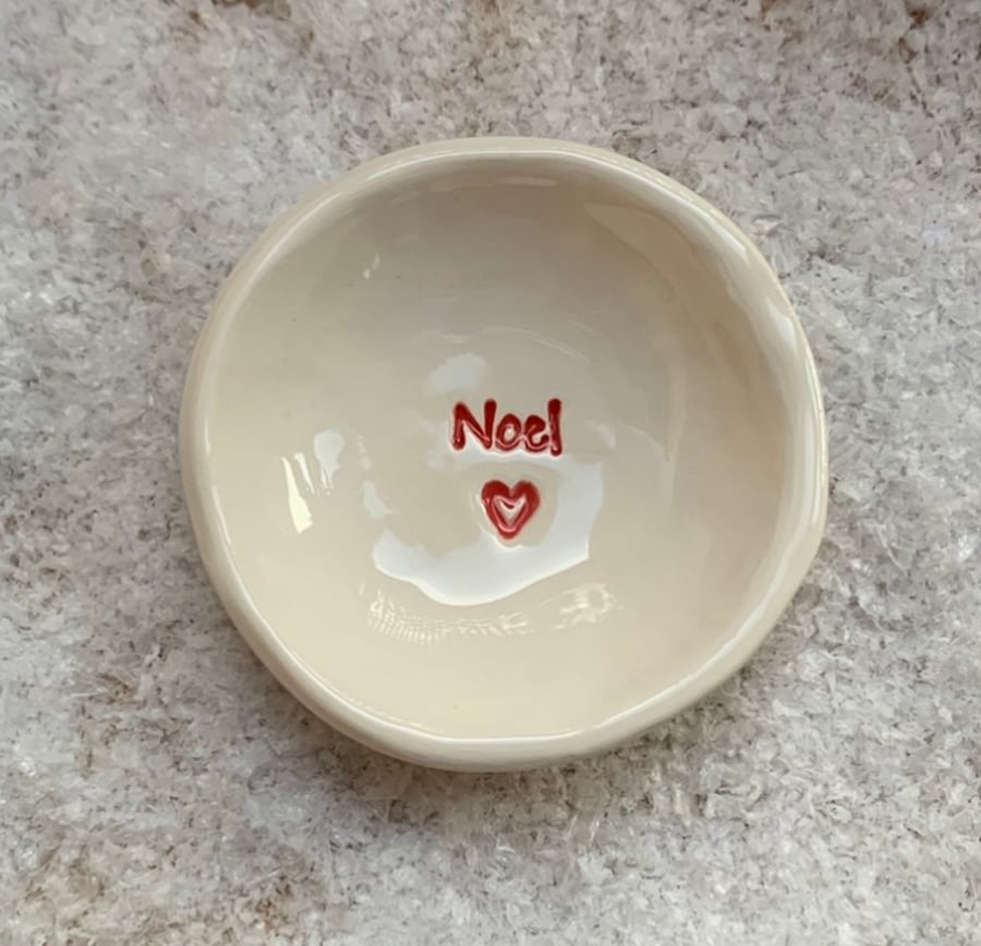 Ceramic Noel Dish