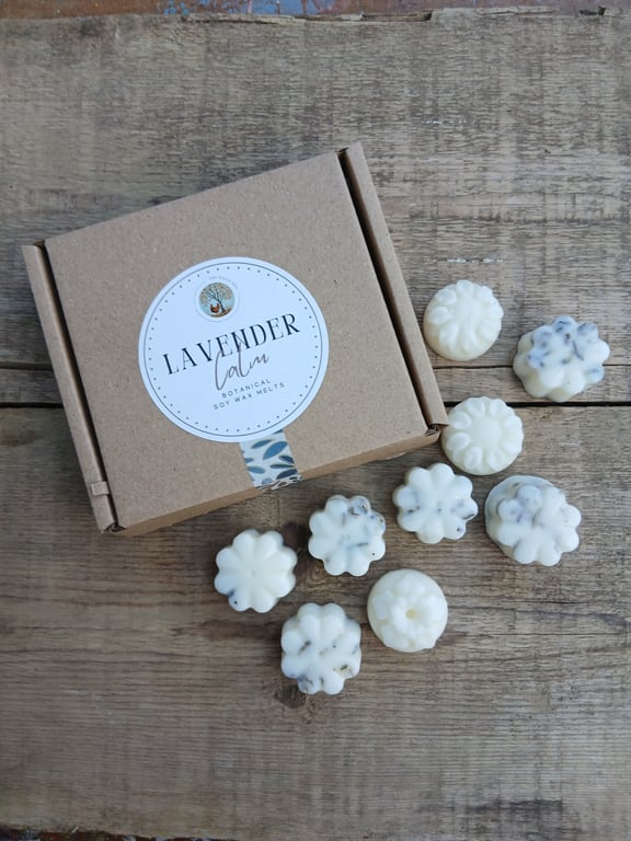Lavender Calm Botanical Soy Wax Melts - Gift Box