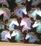 Colourful Unicorn Heads Medium Jute Bag - Image 3