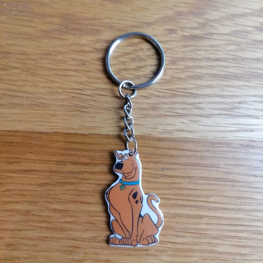 Scooby Doo Character Keyring, Novelty Keychain, Scooby Doo Gift, Bag Charm