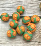 Polymer Clay Pumpkin Beads - Image 5