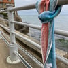 Runswick Bay Cotton and Linen Handwoven Scarf