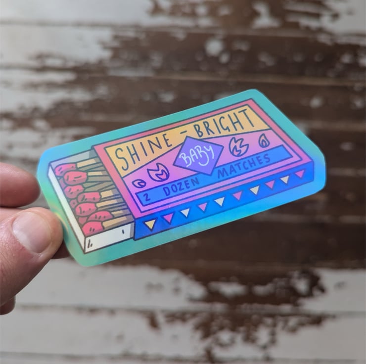 Matchbox Sticker, Motivational Sticker - Folksy