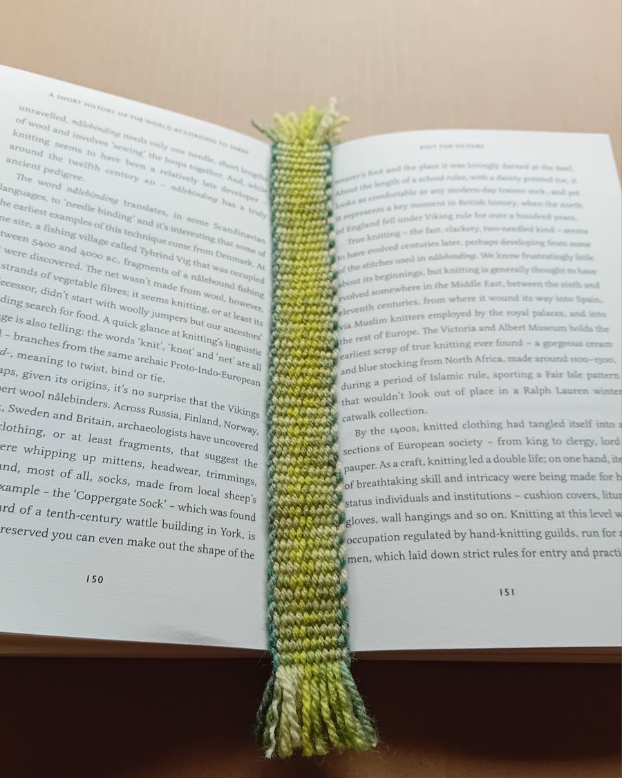 Handwoven bookmark 
