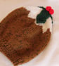 Hand Knitted Christmas Pudding Hat - Image 2