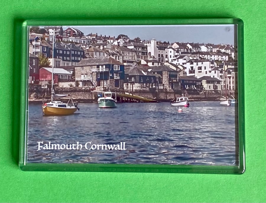 Falmouth Harbour Cornwall - Jumbo Fridge Magnet