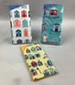 Beach hut glasses case, slip case, options