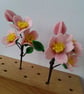 Medium Felt Flowers Card  - Cherry Blossom - Image 5