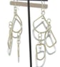 Handmade Sterling Silver Pear Geometric Silver Drop Earrings – Elegant & Unique  - Image 6