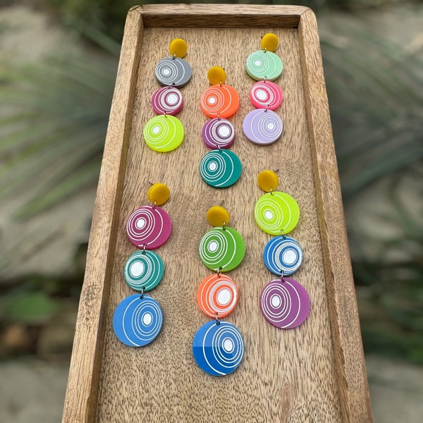 Lawn Bowls Dangle Earrings - Custom Izzy