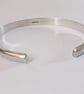 Textured Bangle, Sterling Silver - Image 4