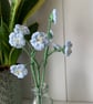 Forget-Me-Not bouquet, crochet everlasting spring flowers - Image 8