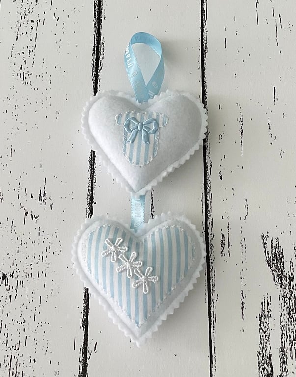 Handmade Hanging Heart Decoration 