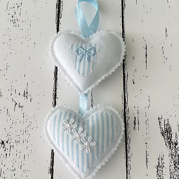 Handmade Hanging Heart Decoration 