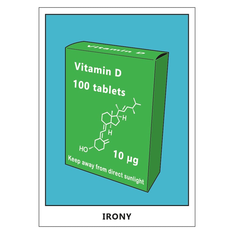 Vitamin D Postcard