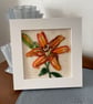 Hand Felted Lily Textile Artwork  - Image 8