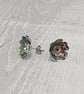 Recycled Flower Stud Earrings –Drink Can Aluminium – Inch's Cider Can - Image 3