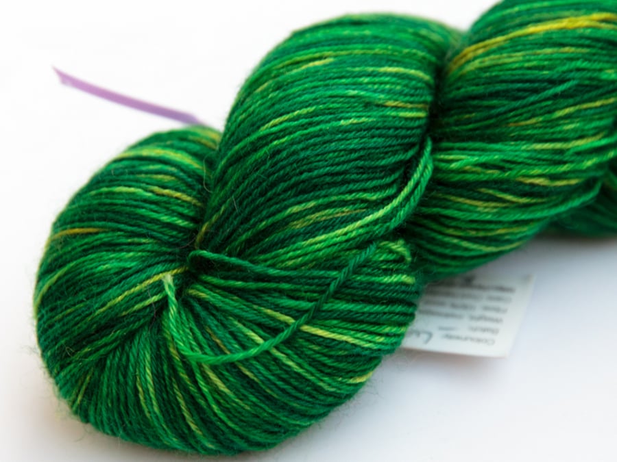 SALE: Lush Forest - Superwash Bluefaced Leicester 4 ply yarn