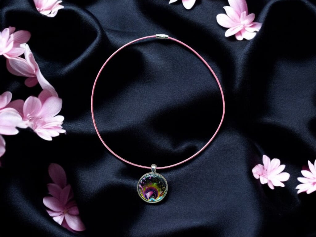 Shell choker neclace, Boho jewellery