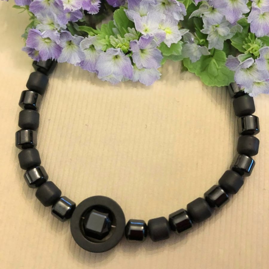 Hematite Bracelet - Haematite Bracelet 