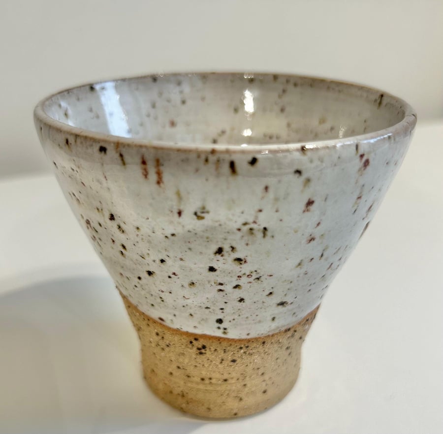 Hand thrown pot or beaker