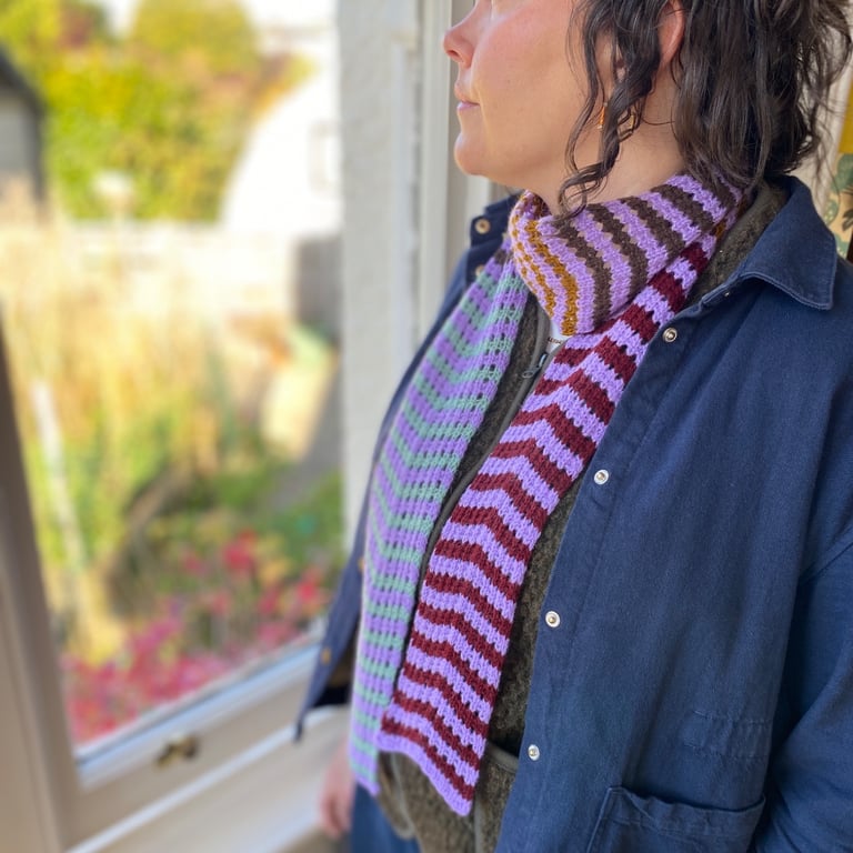 Homage Scarf Knitting Kit