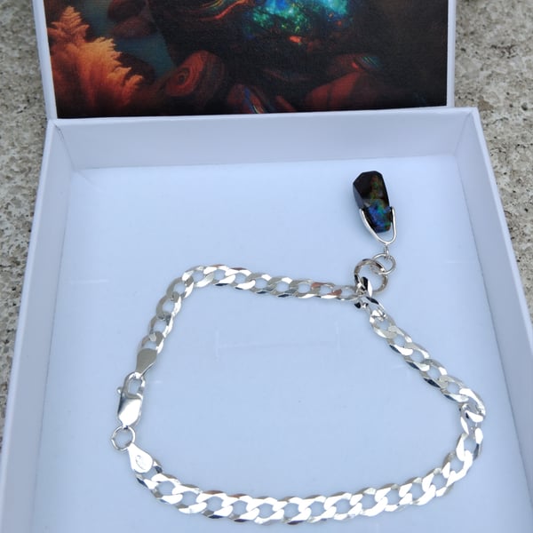 QUEENSLAND BOULDER OPAL BRACELET  (Lady's Bracelet)