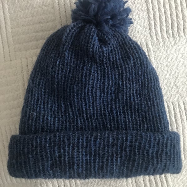 Beanie Hat for Women Alpaca Yarn