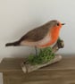 Needle felted bird garden robin  - Image 4