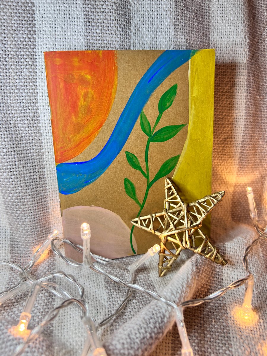 Handpainted notebook