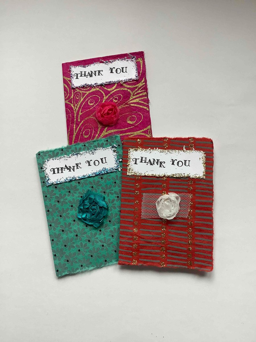 3 thank you cards