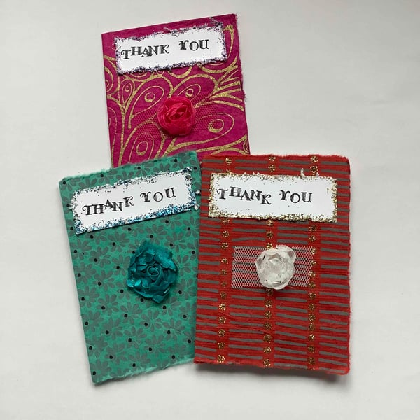 3 thank you cards