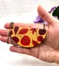 Autumn leaves statement necklace fabric and plywood nature lover - Image 3