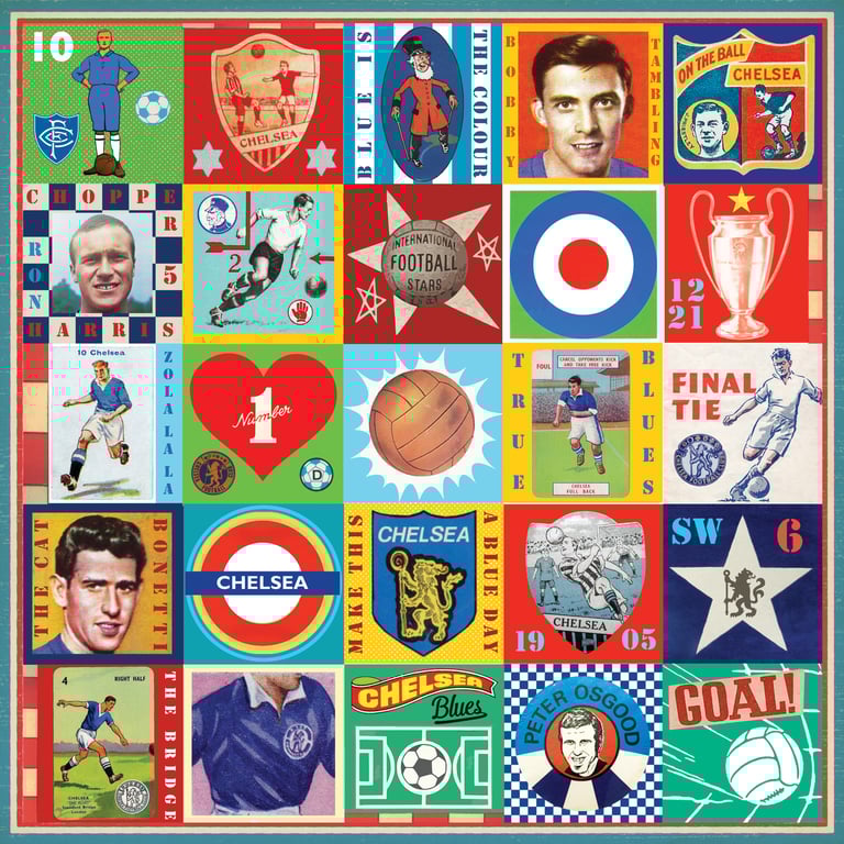 Chelsea Pop Art Football Print
