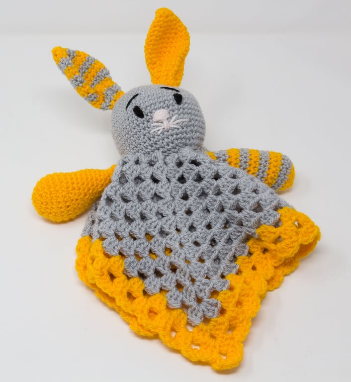 Crocheted Baby Bunny Comforter