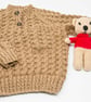 Child's Grandad Jumper and Teddy  2 - 3 years - Image 2