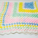 Pastel Striped Baby Blanket