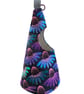 Quilted Handmade Peg Bag featuring echinacea - purple  - Image 3