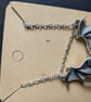 Purple bat necklace with heart - Image 3