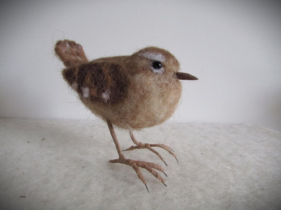 Needle Felted Wren