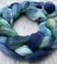 Merino Hand Dyed Spinning Fibre Ocean 100g - Image 5